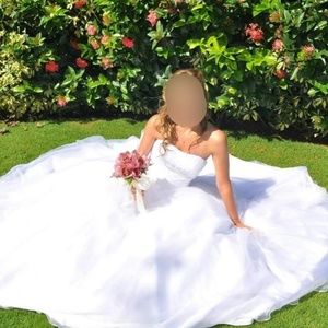Ballgown style wedding dress